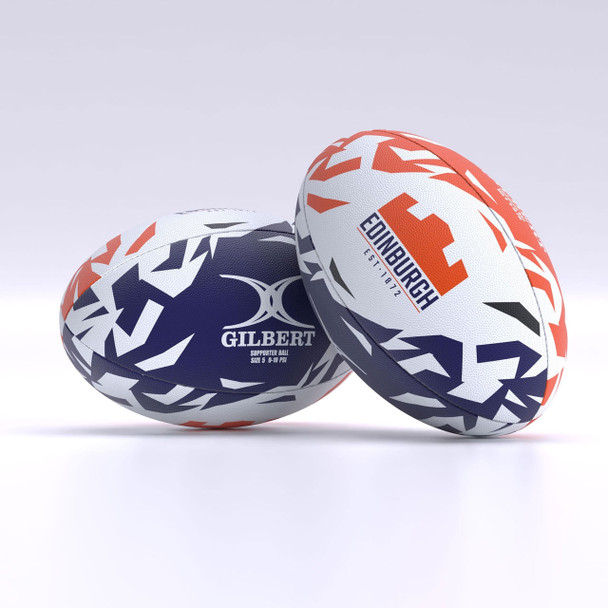 GILBERT Edinburgh rugby supporter ball size 5