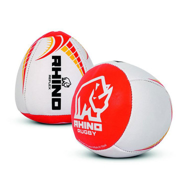 RHINO Training Reflex Rugby Ball [red/yellow/white]