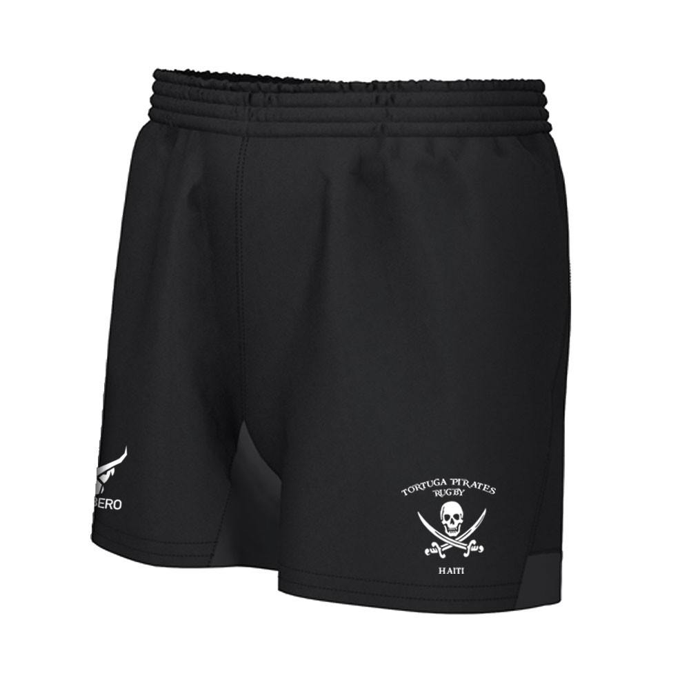 CORBERO tortuga pirates performance training rugby shorts [black] image