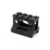 Super Slim 1" Picatinny Riser Mount 3 Slot Aluminum Black