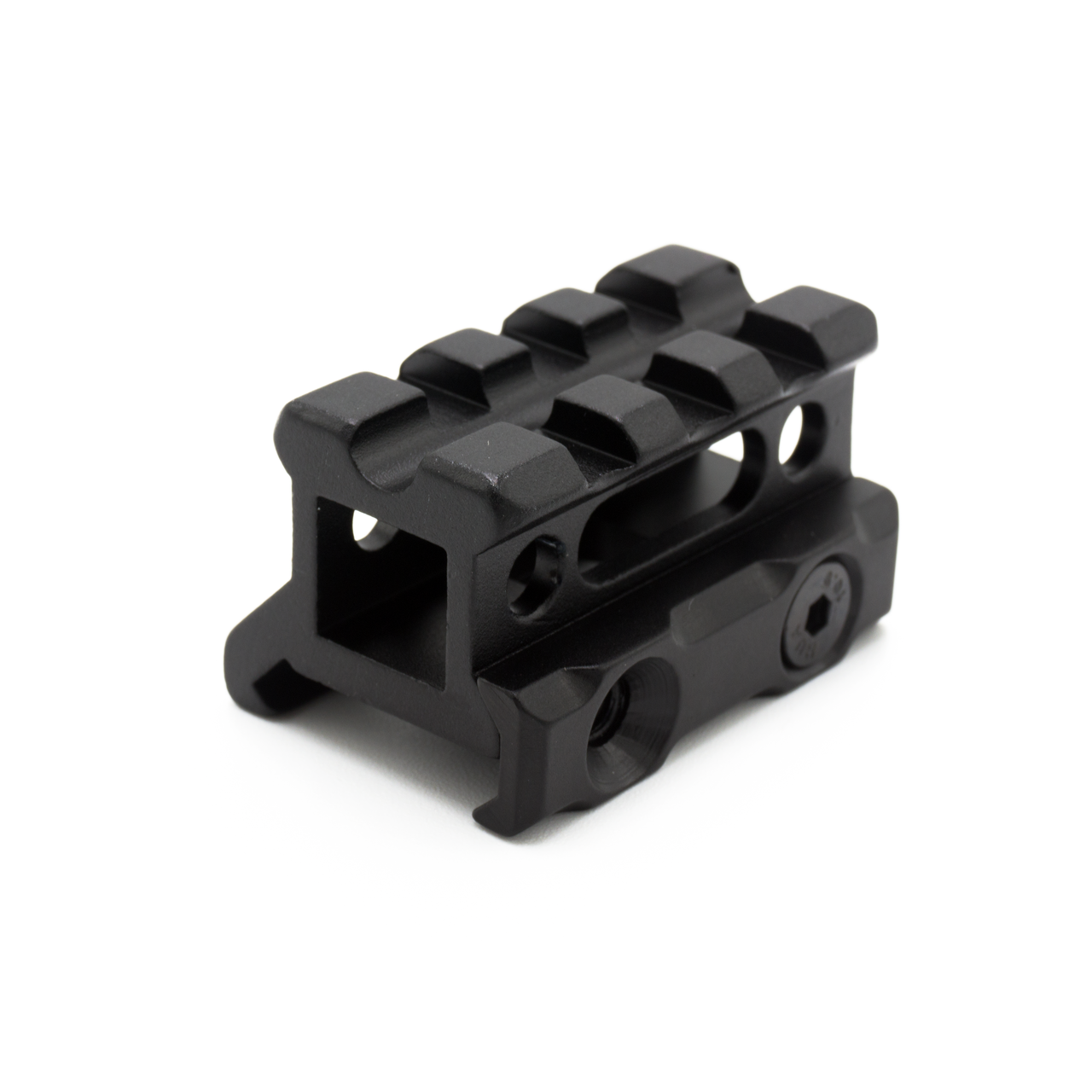 Super Slim .75" Picatinny Riser Mount 3 Slot Aluminum Black