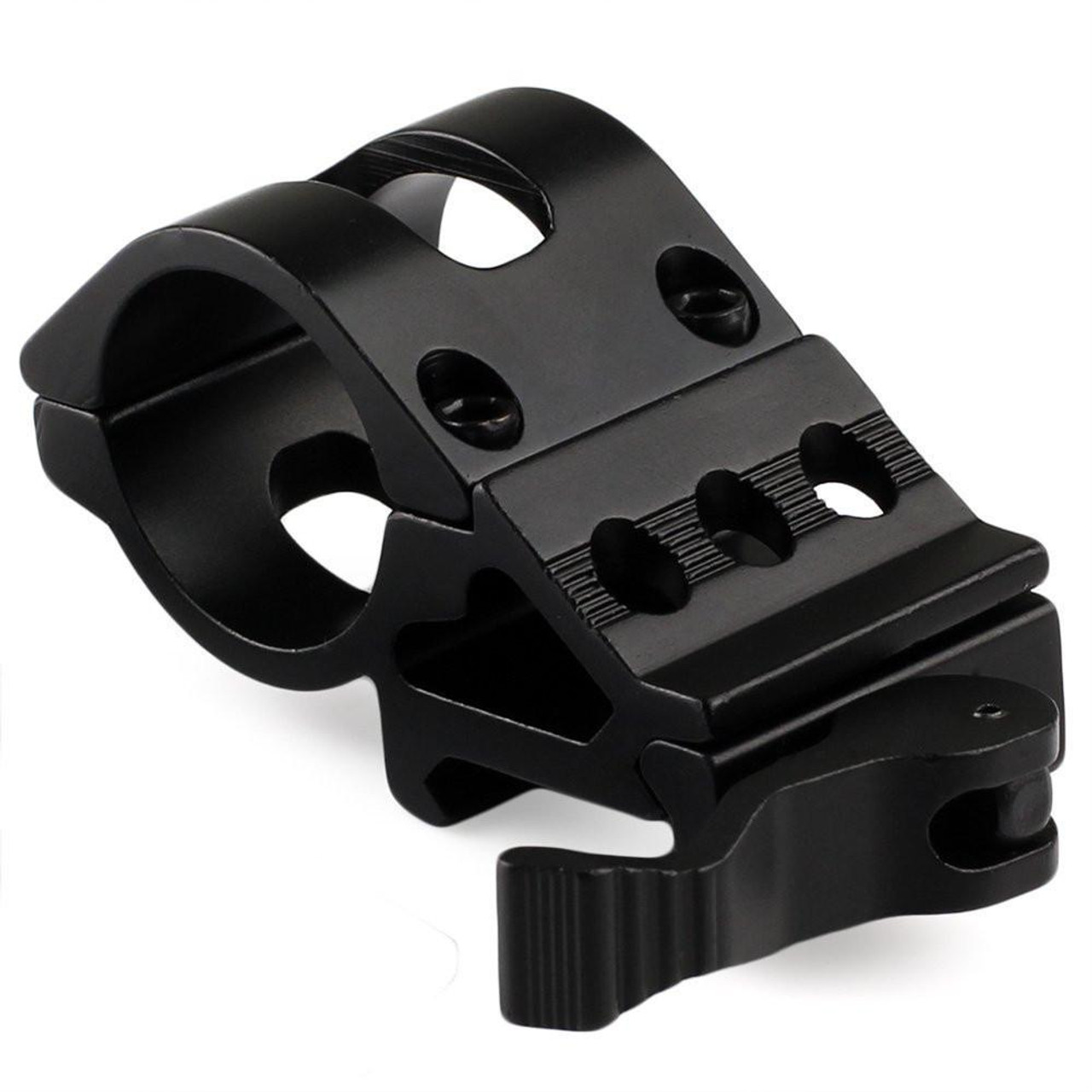 45 Degree Side 1 25.4mm Ring Offset QD 20mm Rail Picatinny Flashlight  Mount - ACME Machine