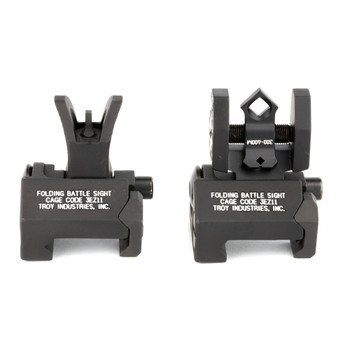 Troy Micro Set - M4 Front and Dioptic Rear -BLK