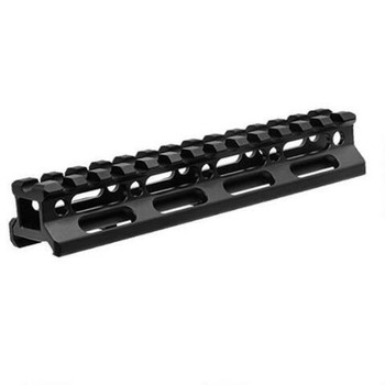 Super Slim .75" Picatinny Riser Mount 13 Slot Aluminum Black