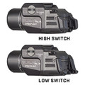 Image of Streamlight TLR-7 HL-X USB 1000 Lumen Black featuring ambidextrous high and low switches