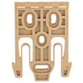 Safariland Model 6004-19 Quick Locking System Holster Fork, Coyote Brown.
