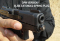 DPM Mechanical Recoil System for Glock 26/27/28/33/39 (Gen 1–5) with B.O.S.S. slide extension. Fine-tune recoil, reduce impact, lifetime warranty included.