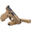GLOCK 19X MOS Davidson's Exclusive – Coyote Brown, optic-ready, with AmeriGlo tall sights, Modular Optic System, GMB barrel, and three mags included. Reliable and feature-rich 9mm.