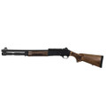 Discover the MAC 1014 Wood 12 Gauge Semi-Automatic Shotgun featuring reliable gas piston operation, Turkish walnut furniture, adjustable ghost ring sights, Picatinny optics rail, and Benelli/Mobil chokes. A proven Benelli M4-style design for home defense and tactical use with unmatched reliability.