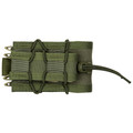 Image of High Speed Gear Double Decker TACO, Dual Magazine Pouch, Molle, Fits (1) Rifle Magazine and (1) Pistol Magazine, Hybrid Kydex and Nylon, Olive Drab Green 11DD00OD with Lightweight Stacked TACO Pouch - Versatile MOLLE Magazine Carrier
  SKU: HS...