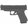 Image of GLOCK 48 M.O.S., Striker Fired, Semi-automatic, Polymer Frame Pistol, Compact, 9MM, 4.17" Barrel, Glock Marksman Barrel, nDLC Finish, Black, No Finger Grooves, Fixed Sights, Modular Optic System, 10 Rounds, 2 Magazines PA4850201FRMOS with SKU:...