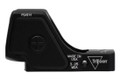 Trijicon RMR HD Mini Reflex Sight features a 3.25 MOA red dot with selectable circle/dot reticle, top-loading battery, and rugged construction. Made in the USA. Fits RMR footprint.