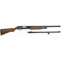 Mossberg 500 combo shotgun, 12 gauge, with 24" VR and 18.5" rifled barrel.