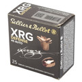 Sellier & Bellot XRG 45 ACP 165gr JHP pistol ammo with solid copper for defense.