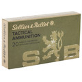 Sellier & Bellot 300 Blackout 147gr FMJ rifle ammo for accuracy and reliability.