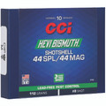 CCI Hevi-Bismuth 44 Special/44 Magnum Bismuth Shot for eco-friendly handgun shooting, 10 rounds.