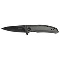 Kershaw Grid folding knife with black-oxide coating and SpeedSafe assisted opening.