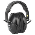 Walker's X-Small Compact Black Folding Earmuffs for Women