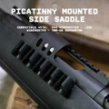 Side Saddle Ammo Holder for 243 Winchester / 308 Winchester / 7mm-08 Remington | Compatible with Picatinny Mounting Platforms