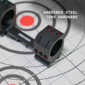 Low profile 45-degree offset Picatinny micro red dot mount.