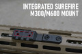 Mount your scout light with this 45-degree offset M-LOK light mount for Surefire M300/M600 series. Seamless rifle integration.