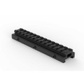 Lockdown Series V3 lightweight riser mount, 13-slot, adjustable height.