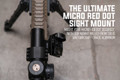 45-degree offset Picatinny rail mount for red dots and accessories.