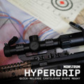 Hypergrip Quick Release cantilever scope mount, Picatinny, fits 1" & 30mm tubes.