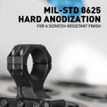 Pro Series 7075 Aluminum scope mount with hard anodized finish