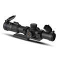 Archangel 1-10x24 FFP LPVO scope with illuminated BDC reticle.