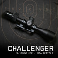 Hornet 6-24x50 FFP rifle scope with First Focal Plane reticle.
