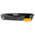 SOG Folding Salute survival saw with 8.25" carbon steel blade and wood handle.