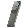 ETS 10rd Clear 9mm magazine for Glock 43X, translucent body for ammo count.