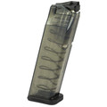 ETS 9rd Clear 9mm magazine for Glock 43, translucent body for ammo count.