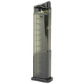 ETS 15rd Carbon Smoke 10mm magazine for Glock 20/29, transparent body.