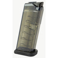 ETS 20rd Clear 10mm magazine for Glock 20/29, translucent body for ammo count.