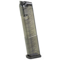 ETS 15rd Clear 9mm magazine for SIG P320, translucent body for ammo count.