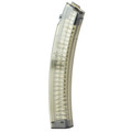 ETS 40rd Clear 9mm magazine for CZ Scorpion, translucent body for ammo count.
