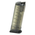 ETS 9rd CRB Carbon Smoke 9mm magazine for Glock 43, extended capacity.