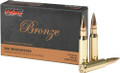 PMC Bronze .308 Winchester 147gr FMJ-BT ammunition - 20 rounds/box. Reliable, accurate, and affordable range & training ammo with boat-tail bullet for superior performance.