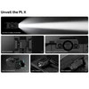 PL X Tactical Weapon Light features 1,200 lumens flood + 22,500 candela spotlight reaching 300 meters. USB-C rechargeable, IPX7 waterproof, universal rail mount, and holster compatible. Ideal for home defense, law enforcement, and tactical applications. Shop the best dual-beam weapon light at Terran Gear USA.