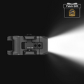 PL X Tactical Weapon Light features 1,200 lumens flood + 22,500 candela spotlight reaching 300 meters. USB-C rechargeable, IPX7 waterproof, universal rail mount, and holster compatible. Ideal for home defense, law enforcement, and tactical applications. Shop the best dual-beam weapon light at Terran Gear USA.