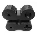 Discover the M*CARBO 1" Thick Gunsmith Bench Block made from durable 3D printed ABS plastic. Features 3/16", 1/4", 5/8", 3/4" holes plus tension slot for easy pin removal. Made in USA with lifetime guarantee and same-day shipping. Perfect for trigger jobs, disassembly, and firearm maintenance.