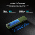 Discover the Olight ArkPro Series flat unibody EDC flashlight with 1500 lumens floodlight, 800 lumens spotlight, UV light, and green beam. Slim pocket-sized design with USB-C and magnetic charging. Perfect for everyday carry, outdoor use, work, and emergencies.