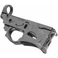 Sharps Bros Gen 2 Warthog billet lower receiver for AR15 with iconic nose-art shark teeth design and black finish.