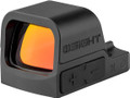 Osight K micro red dot sight with 6 MOA dot, RMSc footprint, motion sensor activation, and side-loading battery. Lightweight optic for concealed carry pistols.