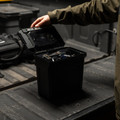 Discover the StopBox U-Can: a durable portable lockable container with mechanical finger code lock for secure storage of firearms, ammo, and range gear. Made in USA. No batteries required. Fast access when it matters. 30-day risk free trial.