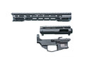 Premium Juggernaut Tactical AR-9 billet upper receiver built for blowback PCC performance with reinforced walls and widened ejection port.