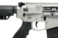 Juggernaut Tactical ambidextrous AR safety selector with adjustable lever angles, 45° or 90° throw options, and Hellfighter compatibility.