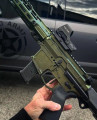 Upgrade your AR9 with the RISE Armament RAVE PCC Flat Trigger featuring a crisp 3.5-lb pull, enhanced PCC hammer, and fast reset reliability.